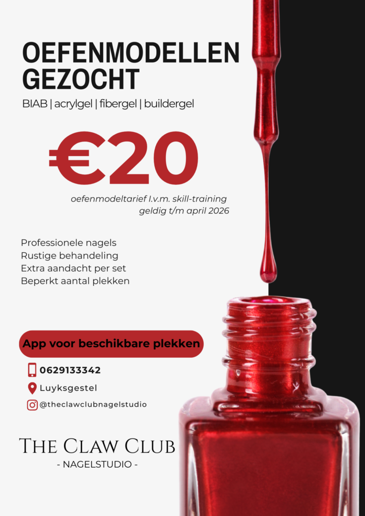 Oefenmodellen gezocht